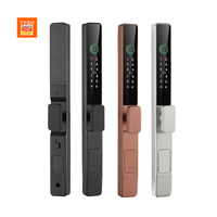 TYSH - Puerta Inteligente para Exteriores, Impermeable, con Control Remoto por Aplicación Wi-Fi, Llave Digital, Lector Biométrico de Huellas Dactilares, Aleación de Aluminio, Tuya Smart