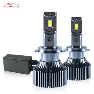 Carolyn Nieuwste G75 Dubbele Koperen Buis Led Koplamp 9005 9006 H4 H7 Auto Koplamp H11 Canbus 6500K 130W Led Lamp Voor Auto