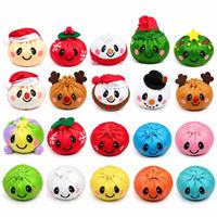Calendrier de l'Avent en Peluche de Noël, Boîte Mystère, Jouet en Peluche Surprise Souple et Mignon de 5,5 cm, Poupée Rembourrée Douce, Cadeau de Fêtes