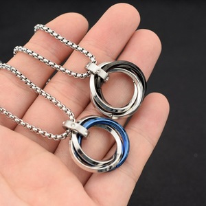 2026 Hot Selling Exquisite <b>Titanium</b> Steel Geometric Pendant Necklace Fashionable Unisex's Necklaces Wholesale Jewelry - Product Image 1