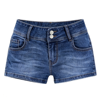 Jupe en jean tendance pour femme, taille basse, moulante, mini, en denim extensible, style décontracté urbain pour fille