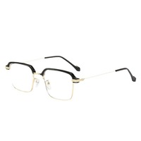 Nouvelles Lunettes Demi-Cerclées Rétro 2026, Lunettes de Lecture Anti-Lumière Bleue Professionnelles pour Hommes, Vente en Gros et Dropshipping