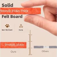 Griffoir pour chat extra large et durable, maison pour chat en feutre, design triangulaire avec poteau à gratter, grattage des griffes + repos + jeu