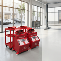 Banc d'essai intelligent de simulation de conditions routières pour suspension de châssis automobile en métal robuste Tricar avec système de levage