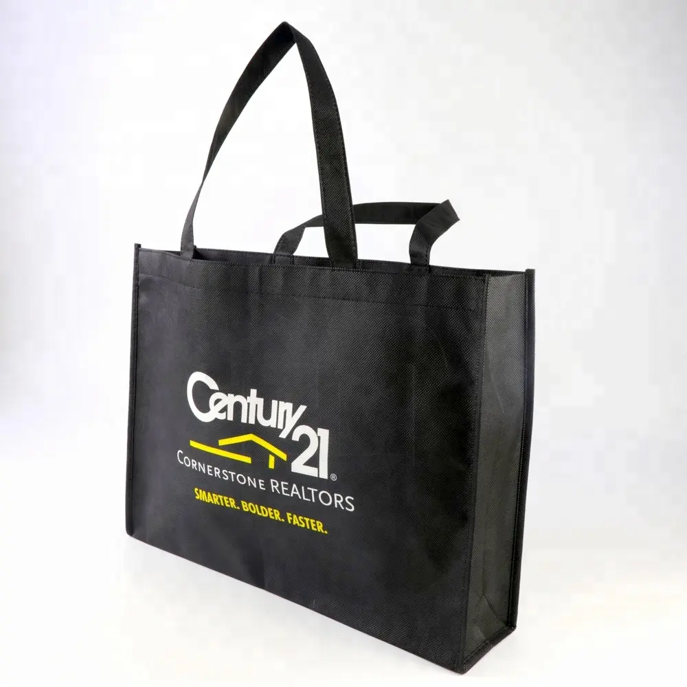 Günstige Tragetaschen individuell bedruckte recycelbare Stoff-Nio-Einkaufstaschen mit Logo