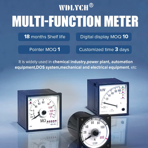 240 độ <span class=keywords><strong>analog</strong></span> Bảng điều chỉnh tần số mét 45-55Hz vuông tròn tyoe cho các ứng dụng khác nhau - Product Image 4