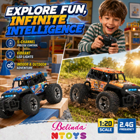 Voiture RC tout-terrain Belinda 1:20, voiture télécommandée pour enfants, télécommande sans fil 2,4 GHz, voiture RC de qualité hobby, cadeau pour enfants, jouets RC
