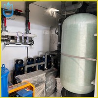 Station d'épuration des eaux usées MBR intégrée en conteneur avec une capacité quotidienne de 200 mètres cubes pour l'équipement industriel des laboratoires