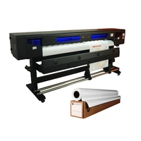 Impresora de Inyección de Tinta de Formato Grande de 1.8m, la Más Vendida de Fábrica, Cabezal de Impresión Xp600/i3200, Impresora de Vinilo Flexible para Pancartas, Impresora Eco Solvente