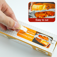Rouleau de papier cuisson 30CMX10M avec logo personnalisé, papier silicone, papier non blanchi, papier d'emballage alimentaire de qualité alimentaire