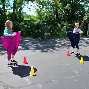 Bán buôn khổng lồ ngoài trời Granny quần sân trò chơi thiết lập trò chơi ném với quả bóng bouncy cho gia đình đoàn tụ và lĩnh vực ngày - Product Image 2
