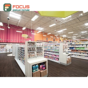 Présentoir à perruques haut de gamme en bois et verre, étagère multi-niveaux, unité de présentation pour magasin - Product Image 6