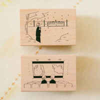 Tampon auto-encreur en bois transparent à motifs floraux en dentelle moderne multi-types pour scrapbooking DIY, usage de bureau, gaufrage