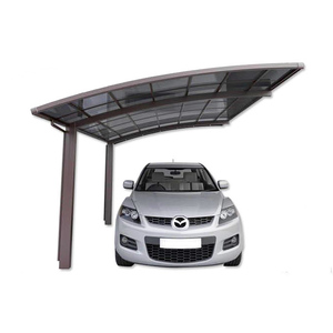 Nuovo design moderno outdoor hotel stazione degli autobus l' uso del giardino di alluminio auto di parcheggio capannone <span class=keywords><strong>garage</strong></span> sole capannone - Product Image 1