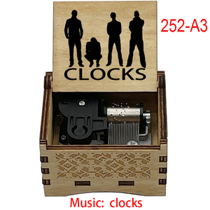 Carillon in Legno Vintage a Meccanismo Manuale, Regalo per Fan, Amanti, Amici e Famiglie - Product Image 3