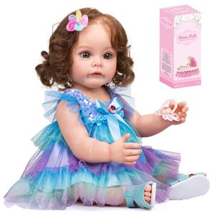 Muñeca Bebé Realista <span class=keywords><strong>de</strong></span> 55 cm, Linda Muñeca <span class=keywords><strong>de</strong></span> <span class=keywords><strong>Silicona</strong></span> Suave, Juguetes <span class=keywords><strong>de</strong></span> Bebé <span class=keywords><strong>Reborn</strong></span> para Niñas, Venta al Por Mayor - Product Image 1