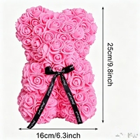 BH Wholesale Cadeaux de Noël et de la Saint-Valentin populaires et haut de gamme, ours en mousse/PE de 25 cm pour les cadeaux de la Saint-Valentin