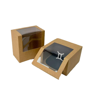 סיטונאי קרטון מותאם אישית מקפל כובע בייסבול קופסאות מתנה כובע שחור תיבת הצמד הירך תיבת הצמד היפ כובע כובע עם חלון - Product Image 5