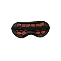 Améliorer la vue Supprimer les cernes sous les yeux Tapis de massage en tourmaline Masque pour les yeux à ions négatifs Pierre de jade Coussin chauffant pour les yeux