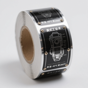 Autocollants industriels personnalisés résistants aux hautes températures Autocollants étanches Autocollants d'étiquettes d'impression de logo personnalisé - Product Image 6