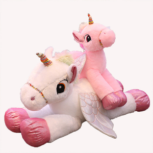 Nouveau design coloré grand peluche licorne jouet cadeau doux animaux en peluche pour <span class=keywords><strong>les</strong></span> enfants cadeau - Product Image 5