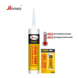 Homey h400 rtv 100 acetic small tubes silicone sealant