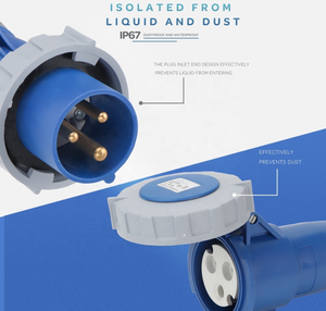 IP67 3 P + E AT Electric 32a Công Nghiệp 3 Pha Nam Nữ Cắm Ổ Cắm 32 Ampe 4 Pin Nam Và Nữ Công Nghiệp Cắm Và Ổ Cắm - Product Image 5