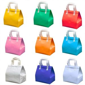 Customized Logo Solar Panel Insulated Lunch <b>Cooler</b> Bag Aluminum Foil <b>Material</b> Eco-friendly Thermal Collapsible Letter Pattern - Product Image 1