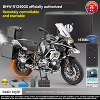 RC 2026 Nouveauté Moto GS1250 ADV sous licence officielle, modèle miniature moulé sous pression 1:6, jouet électrique amusant à pulvérisation