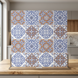 Azulejos de Cerámica Digitales con Diseño Marroquí, 30x30cm, Acabado Brillante, para Diseño de Interiores Moderno - Product Image 3