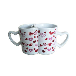 Tasse en céramique de la série Saint-Valentin personnalisée créative Tasse en céramique émaillée de haute qualité avec poignée en forme de cœur - Product Image 5