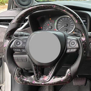 <span class=keywords><strong>Volante</strong></span> de Fibra de Carbono con Cuero Negro Perforado para Toyota Corolla 2020-2023 - Product Image 3