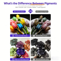 Colorant liquide comestible soluble dans l'eau, 24 couleurs mélangées, échantillons de 30 ml et 10 ml, pour la décoration de gâteaux