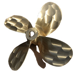Hélice marine en bronze CU1 CU2 CU3 CU4, diamètre personnalisable de 50 à 1500 cm, 3 à 6 pales - Product Image 4