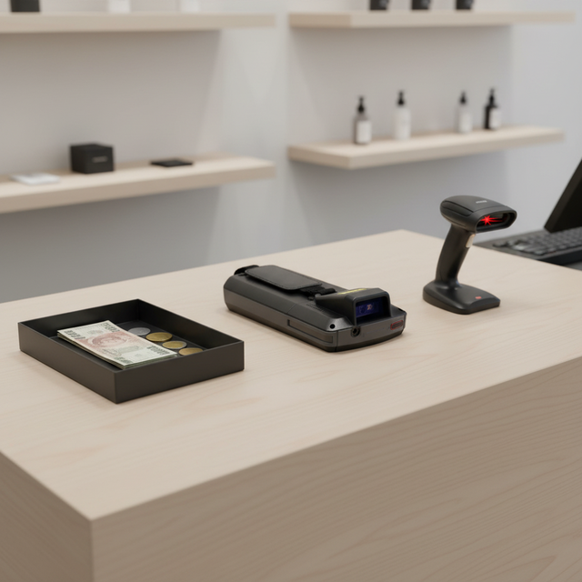 BARWAY Android IP67 NFC Handheld 2D Barcode Scanner PDA Mobile Data Terminal Stocktaking Machine