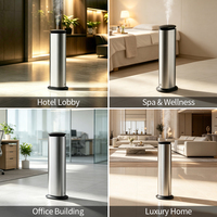 Diffuseur de parfum professionnel pour HVAC commercial, capacité de 1000 ml, couverture de grande surface, contrôle par application, fonction anti-basculement