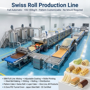Ligne <span class=keywords><strong>de</strong></span> production <span class=keywords><strong>de</strong></span> gâteaux roulés YUCHO 35 ans d'expérience, directement <span class=keywords><strong>de</strong></span> l'<span class=keywords><strong>usine</strong></span>, 500 kg/h, avec aérateur continu intégré pour <span class=keywords><strong>usine</strong></span> <span class=keywords><strong>de</strong></span> <span class=keywords><strong>fabrication</strong></span> <span class=keywords><strong>de</strong></span> gâteaux - Product Image 5