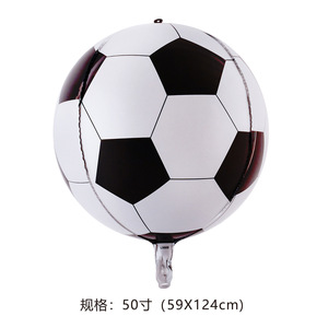 Nuevo globo de papel de aluminio de fútbol escuela deportes reunión diseño decoración globo deportes tema Fiesta globo - Product Image 6