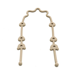 Clip Anti-Aliasing para chupete de bebé con barra antidentición de silicona, cadena de goma de juguete, cinturón colgante, cuerda duradera, suministros esenciales para bebés - Product Image 6