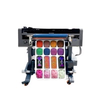 Printer UV DTF A303 A603 Ukuran Cetak 300mm 600mm Pencetakan Pernis Stiker Label DTF Kristal