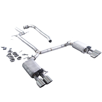 GFC Catback Valvetronic Silencieux pour Audi A4 A5 B8 1.8T 2.0T 2008-2016 Tuyau d'échappement de valve de voiture haute performance
