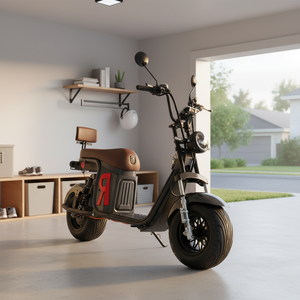 Scooter Eléctrico Estilo Brasil en Oferta, 2000w, 60v, Batería de Litio, Neumáticos Anchos, Bicicleta Eléctrica para Adultos, Frenos de Disco Hidráulicos X26 - Product Image 1