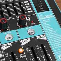 Console de mixage audio professionnelle 24 canaux MC24, console de mixage analogique pour enregistrement en studio, spectacles et événements en direct, table de mixage sonore