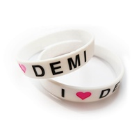 Bracelet claque à impression personnalisée Bracelet pression en peluche de silicone Bracelet claque de silicone Bandes claque pour enfants