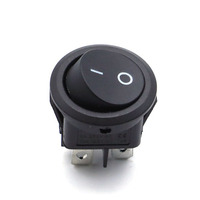 KCD1-2 4 pin Rond interrupteurs à bascule on off commutateur 6A 250V 10A 125V