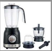 Mixeur Électrique Portable 4-en-1 avec Lames en Acier Inoxydable, Puissance 600W, pour Usage Domestique et Hôtelier