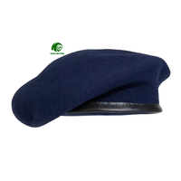 Béret tactique en laine de qualité supérieure, béret d'uniforme professionnel pour la sécurité, la randonnée en plein air, les défilés, taille unique pour la plupart des personnes