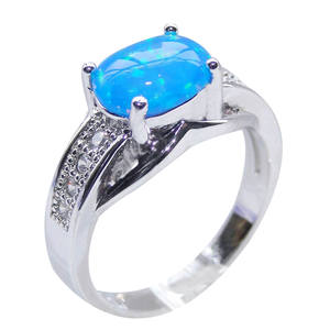 महिलाओं के लिए फैशन ब्लू फायर ओपल 925 महिलाओं के लिए फैशन ब्लू फायर ओपल गहने - Product Image 2