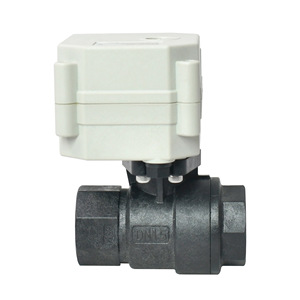 Vanne à boisseau sphérique électrique HUXEAO DN20, corps fileté en PPE, boule en plastique 1,0 MPa pour tuyau de 20 mm - Product Image 5