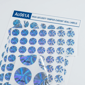 Sceaux de sécurité anti-effraction VOID pour flacons - Étiquettes holographiques anti-contrefaçon pour flacons de recherche - Product Image 3